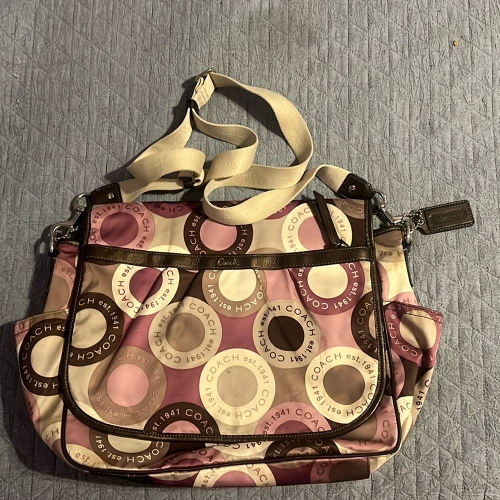 Coach messenger bag or diaper bag